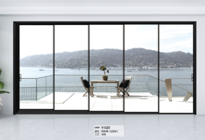 极窄五联动推拉门1