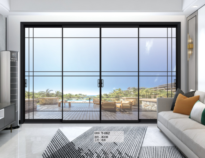 窄边重型对开推拉门1