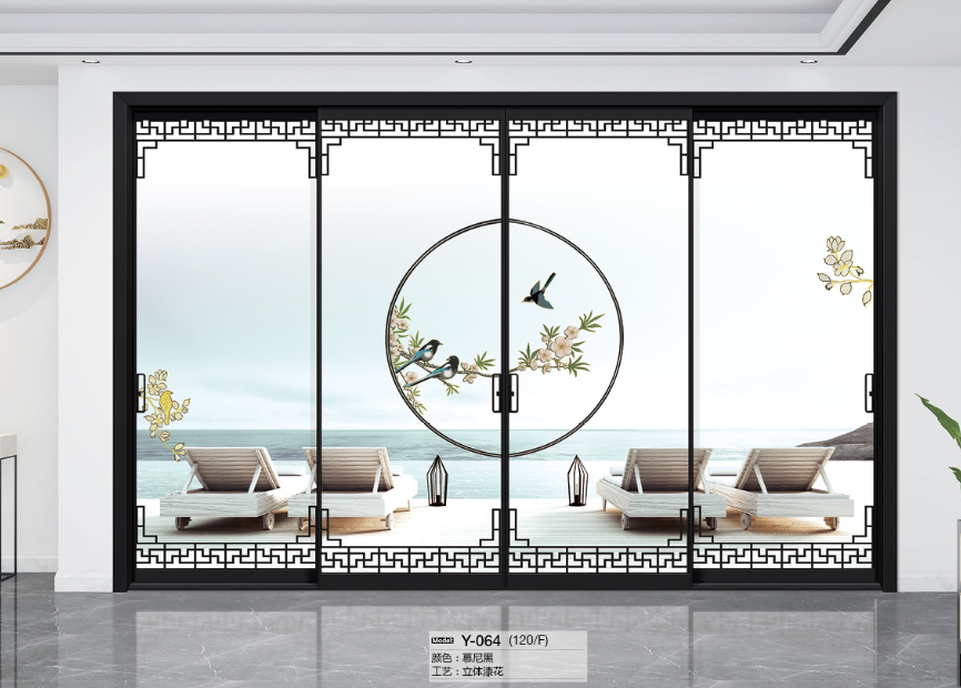 窄边重型对开推拉门2